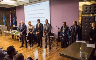 Pomorski fakultet u Rijeci dodijelio zahvalnicu Županijskoj lučkoj upravi Zadar