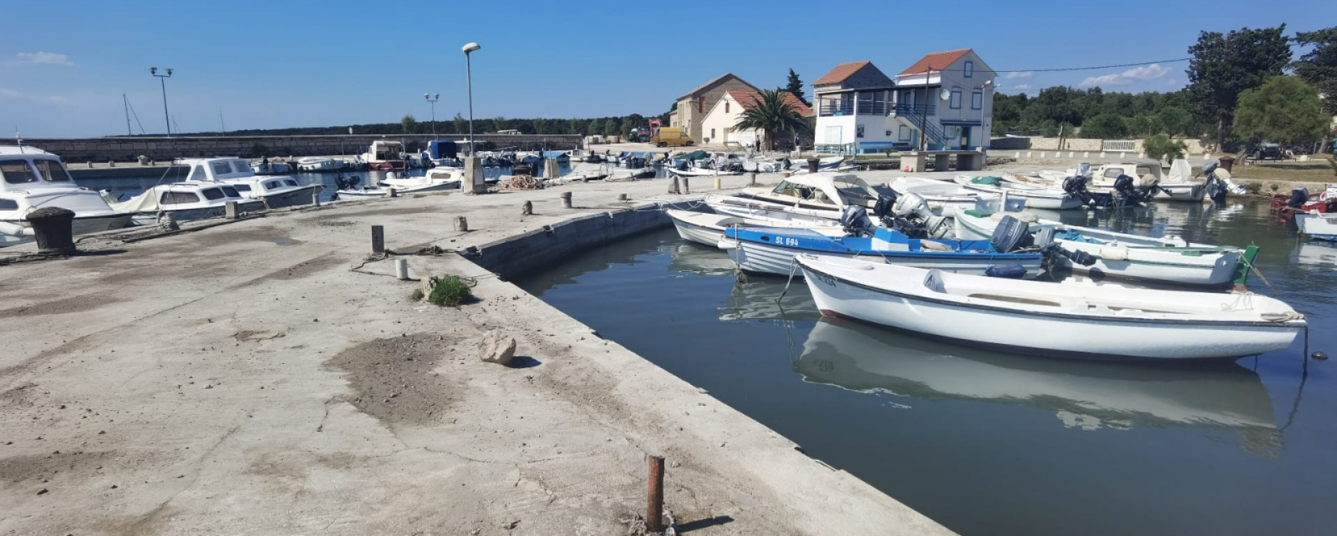 Završeni radovi na sanaciji obalnog zida u luci Olib vrijednosti preko 650.000kn